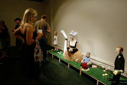 Installation view of What I meant to say by Pattie Chalmers
