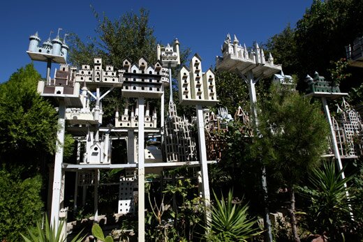 Bird houses by Samuel Mirelez