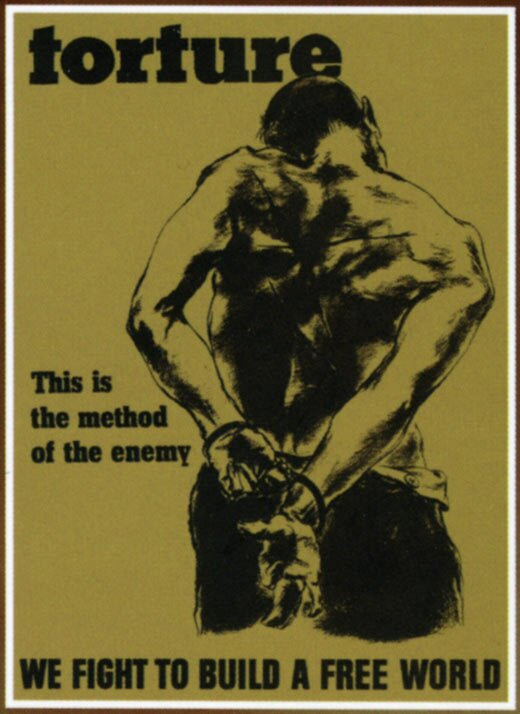 WWII Anti-torture poster