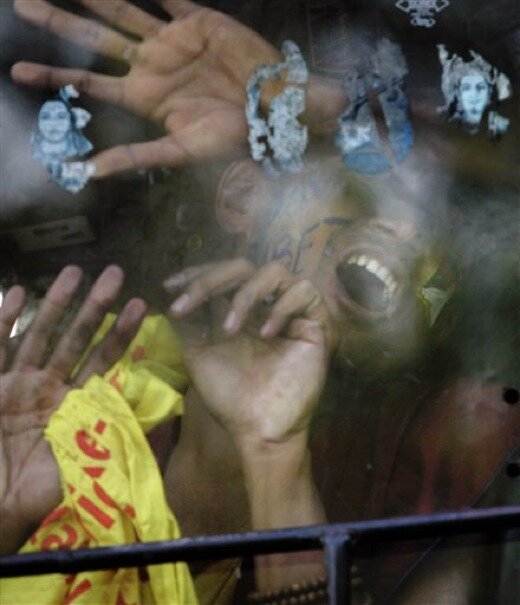 Tibet protester