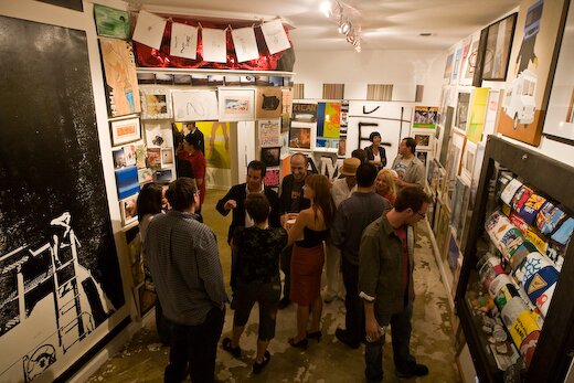 the inside of FL!GHT (flight) Gallery april 2008 Mignon Harkrader