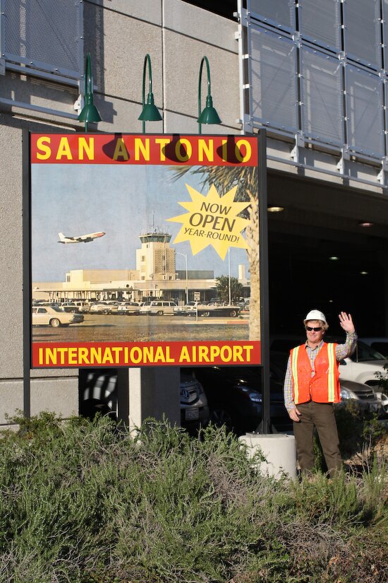 Gary Sweeney Art at the Airport in San Antonio Texas TX