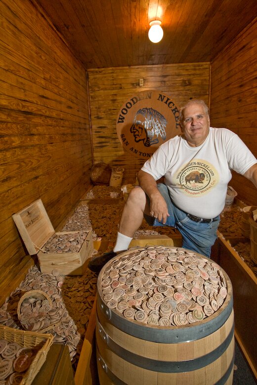 Herb Hornung Wooden Nickle Museum san antonio tx