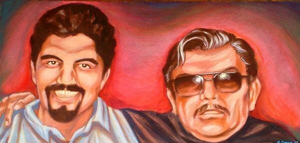 Unknown artist's rendering of Manny Castillo and Ram