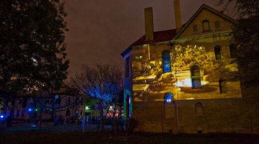 Justin Parr Projection at Luminaria 2009 Justin Parr Projection at Luminaria 2009