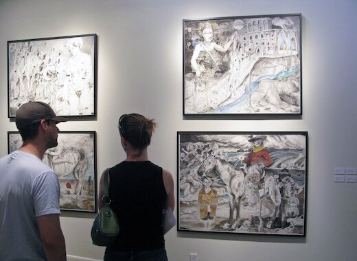 Lee Baxter Davis at Pump Project (Texas Biennial) Lee Baxter Davis at Pump Project (Texas Biennial)